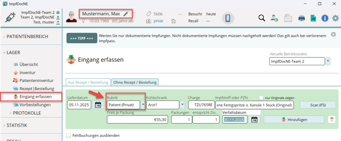 EINGANG-ERFASSEN-patient-privat